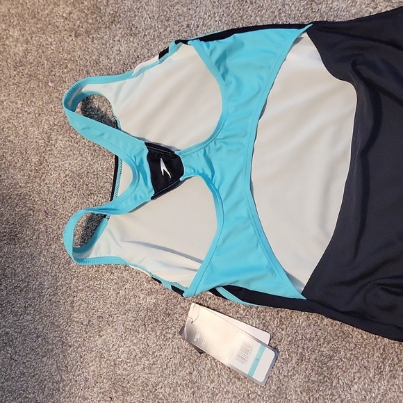 Speedo girls Eco Flex swim suit size 16 - Picture 2 of 3